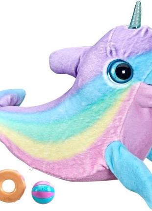 Уценка! интерактивная игрушка furreal нарвал радужный вэйви дельфин furreal wavy narwhal interactive toy8 фото