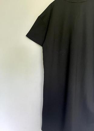 Міні сукня як футболка, чорна, trash and luxury, італія4 фото