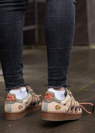 Adidas superstar x melting sadness green brown5 фото