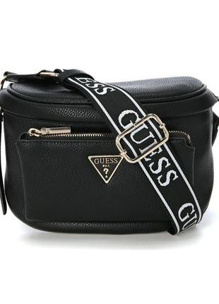 Сумка женская кросс-боди guess оригинал  power play mini sling черная гесс кросс боди10 фото