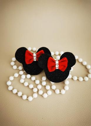 Резинки для волос с ушками микки маус минные маус