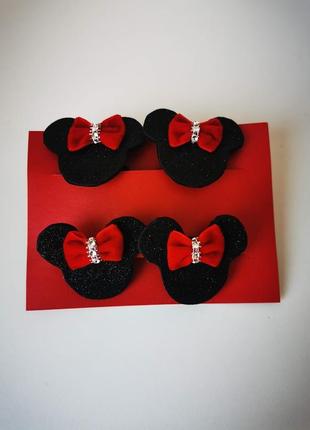 Резинки для волос с ушками микки маус минные маус