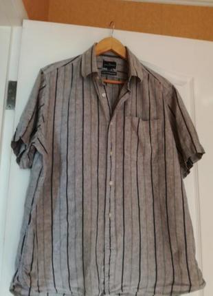 Сорочка чоловіча 100%льон від blue harbour