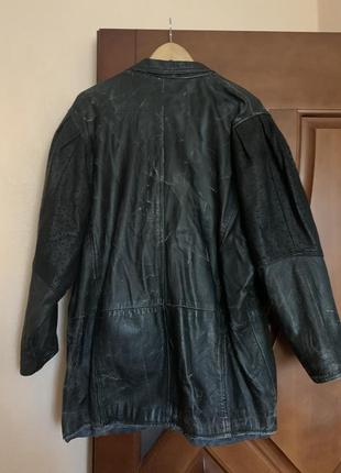 Куртка натуральная кожа, б/у, большой размер2 фото