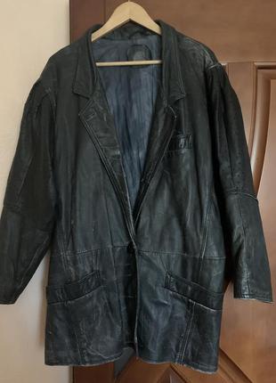 Куртка натуральная кожа, б/у, большой размер1 фото