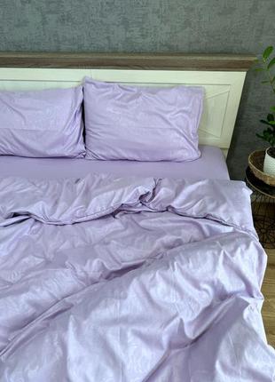 Постільна білизна/постельное бельё: однотонний вензель лавандовий (п)