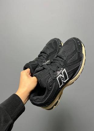 Кроссовки new balance 1906r'black beige'6 фото