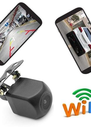 W-car wifi смарт камера заднего вида автомобиля беспроводная с подключением для телефона
