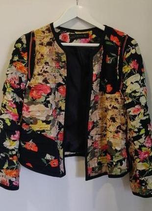 Акция 🎁 стильное болеро zara woman пиджак в цветочный принт asos h&amp;m4 фото