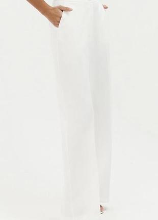 Жіночі білі брюки (нові, з біркою)3 фото