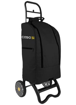 Сумка-тележка casa si partner black, cs93076y06s