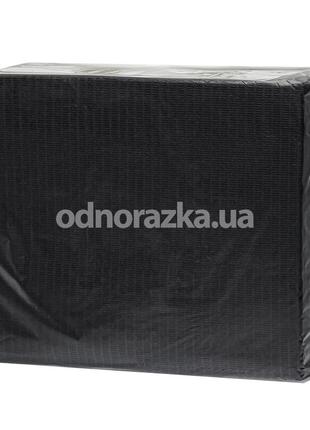 Стоматологічні нагрудники (серветки) двошарові, 40х33 см, чорні  20 гр/м2, 500 шт