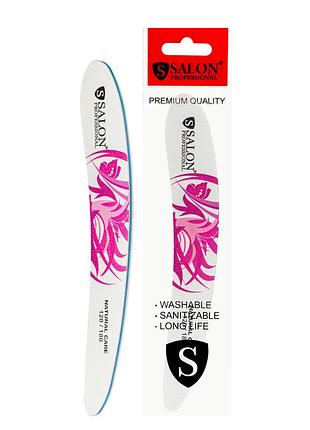 Пилочка для нігтів полірувальна на м'якій основі salon professional natural care 120х180 крива