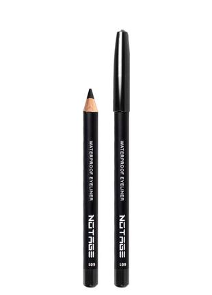 Олівець для очей notage waterproof eye liner водостійкий контурний № 601 чорний