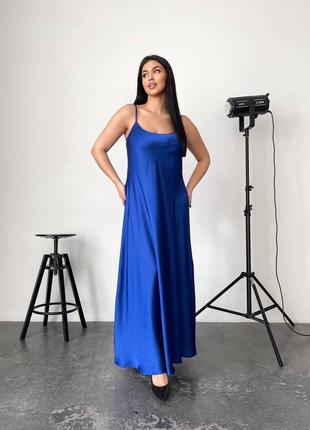 💙шикарна шовкова сукня🤩🖤