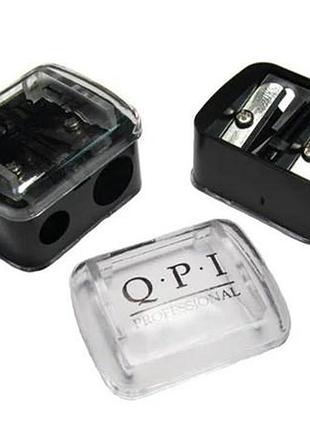 Точилка для косметических карандашей q.p.i. professional двойная 4шт/уп qt 0003