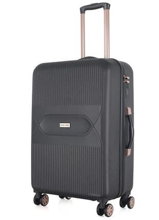 Чемодан semi line 24", m black, t5787-2