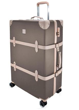 Чемодан semi line 28", l brown/pink cream, t5673-4