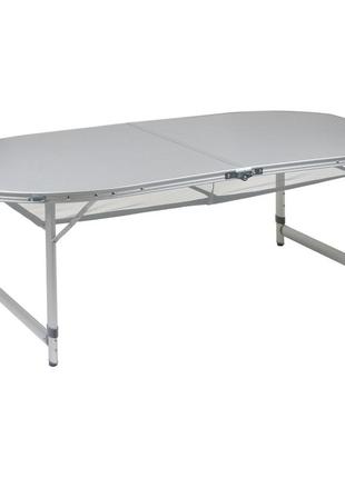 Стол туристический bo-camp premium oval 150x80 cm grey, 1404405