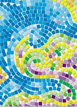 Кусочки мозаики 0,5*0,5 см цвет розовый белый голубой ( 200 штук 12 грамм) из акриловой смолы. форма квадрат.7 фото