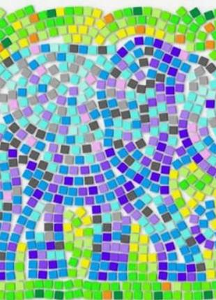 Кусочки мозаики 0,5*0,5 см цвет розовый белый голубой ( 200 штук 12 грамм) из акриловой смолы. форма квадрат.10 фото