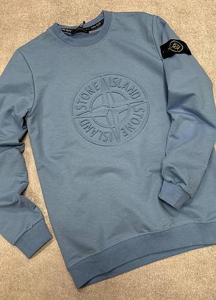 Stone island sweatshirt big logo hotsell