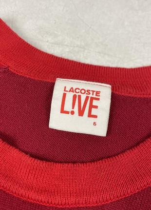 Светр lacoste live3 фото