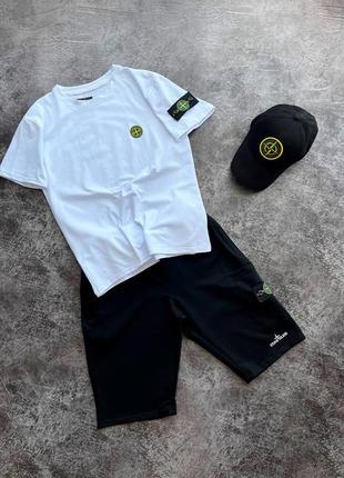 Костюм stone island футболка + шорти✅1 фото