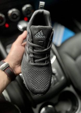 Кроссовки женские adidas marathon t all black👟6 фото