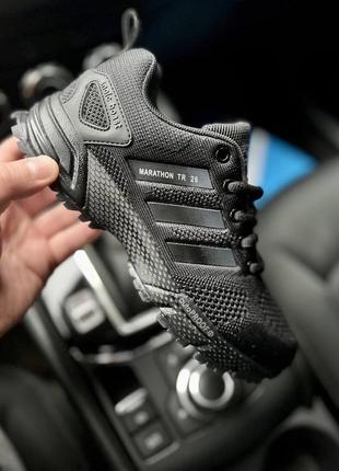 Кросівки жіночі adidas marathon tr all black👟9 фото
