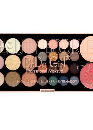 Набор декоративной косметики для макияжа dodo girl beauty booklet (d4130)