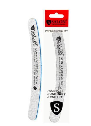 Пилочка для нігтів полірувальна salon professional бумеранг на м'якій основі 335slp 100/100