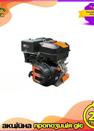 Двигатель бензиновый 192fe ttg 16 л.с. для мотоблока электростартер под шлицы 25 мм dm-11