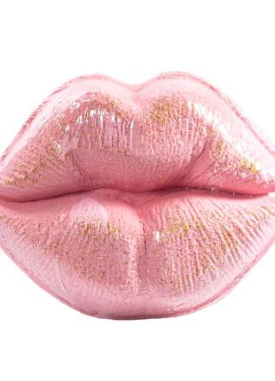 Бомбочка для ванни "губи" top beauty з ароматом "полуниця з льодом"