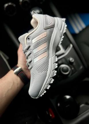 Кросівки жіночі adidas marathon tr light gray & pink👟5 фото