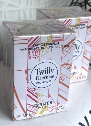 Оригинал.парфюм для женщин twilly d'hermès eau ginger от hermès 30 мл