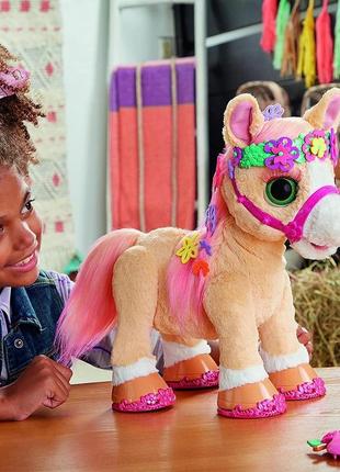 Интерактивная игрушка лошадка пони корица синамон furreal pony cinnamon hasbro f43955 фото