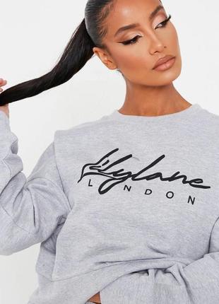 Lilylane london.англия.короткая толстовка с начесом.