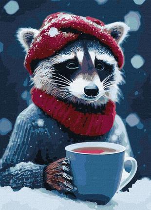 Картина за номерами "зимова кава" ©neag mircea marius kho4400 40х50 см