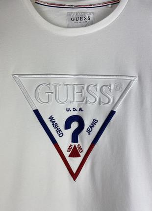 Мужской свитшот кофта guess big logo2 фото