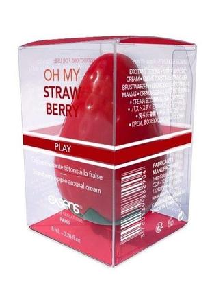 Збудливий крем для сосків exsens oh my strawberry 8 мл