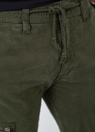 Штани карго чоловічі, колір хакі5 фото