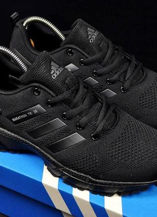 Кросівки чоловічі adidas marathon tr 26 all black7 фото