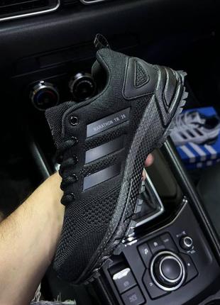 Кроссовки мужские adidas marathon tr 26 all black5 фото