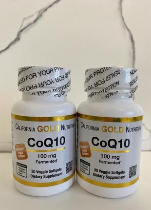 California gold nutrition, коензим q10, 100 мг, 30 шт