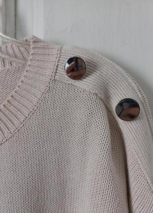 Розпродаж натуральний котоновий светр джемпер у смужку2 фото
