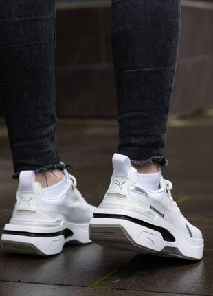 Puma kosmo rider white кроссовки7 фото