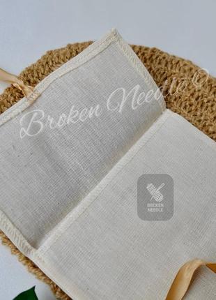 Мішечок-конверт для пакування, подарунковий текстильний конверт 18х15 см