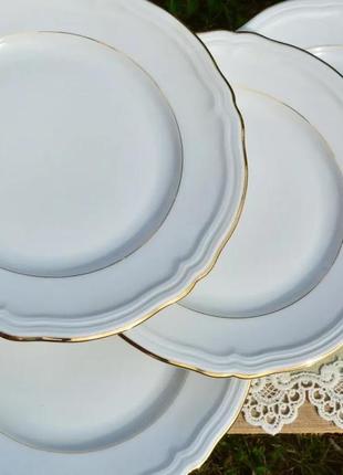 Чудовий набір тарілок, найвишуканіша серія блюд "marie luise", від мануфактури seltmann weiden.3 фото