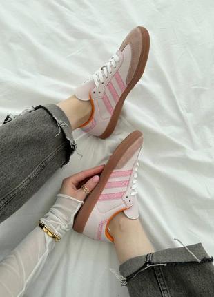 Кроссовки adidas samba pink8 фото